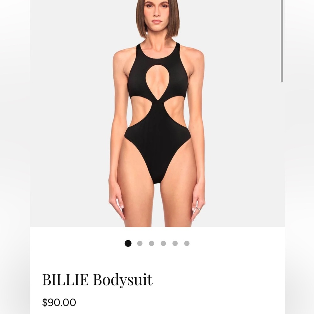 Brand new with tags Black Cut Out Bodysuit Swim One Piece
